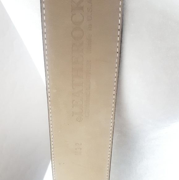 Leatherock Vintage Large‎ Buckle Leather Belt - Picture 5 of 5